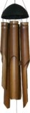 Cohasset Gifts Bamboo Wind Chime | #132 | Plain Antique Bamboo Wind Chime | Wood, Outdoor, Home Décor for Decks, Garden, Porch | Small | Natural Wood Finish |