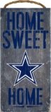 Fan Creations Dallas Cowboys 6″ x 12″ Home Sweet Home Wood Sign