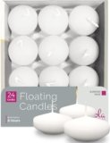 Hyoola Premium White Floating Candles 3 Inch – 8 Hour – 24 Pack – European Made