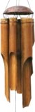 Cohasset Gifts Bamboo Wind Chime | #134 | Plain Antique Bamboo Wind Chime | Wood, Outdoor, Home Décor for Decks, Garden, Porch | Large | Natural Wood Finish |