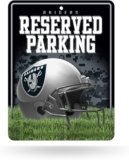 NFL Football Metal Parking Sign 8.5″ x 11″ – Great for Man Cave, Bed Room, Office, Home Décor
