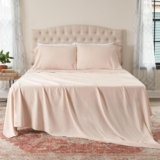 NORTHWEST Ashford Home Essentials Bedding, 4 Piece King Size Sheet Set, Sand Dollar Taupe