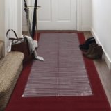 Sweet Home Stores Floor Protector Waterproof Non-Slip Clear Design Indoor Customizable Protector Runner Rug for Hallway, Entryway, Patio, 2’2″ x 10′, Clear